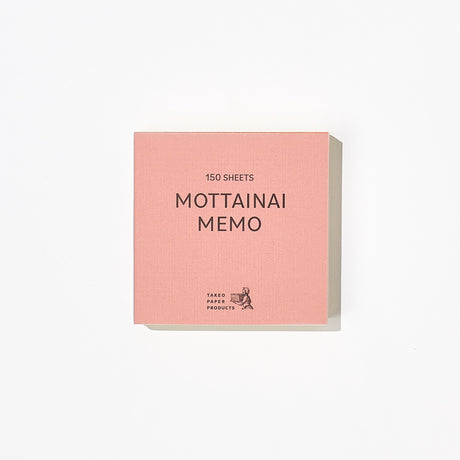 MOTTAINAI MEMO Block / TAKEO PAPER PRODUCTS - bungu