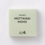 MOTTAINAI MEMO Block / TAKEO PAPER PRODUCTS - bungu