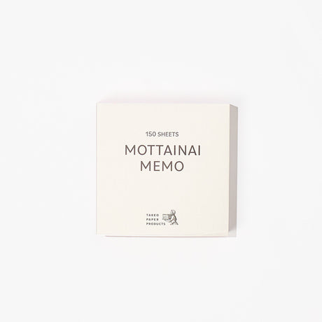 MOTTAINAI MEMO Block / TAKEO PAPER PRODUCTS - bungu