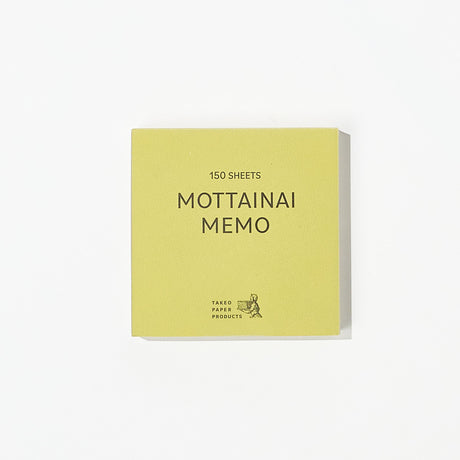MOTTAINAI MEMO Block / TAKEO PAPER PRODUCTS - bungu