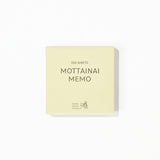 MOTTAINAI MEMO Block / TAKEO PAPER PRODUCTS - bungu