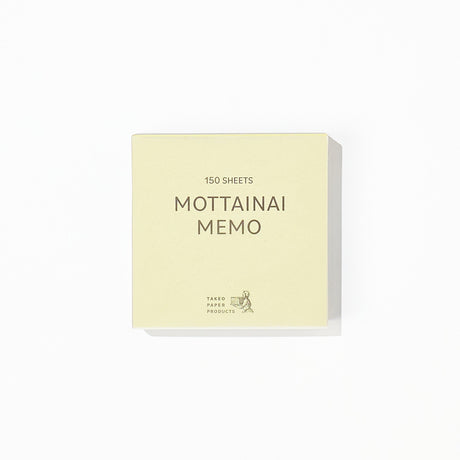 MOTTAINAI MEMO Block / TAKEO PAPER PRODUCTS - bungu