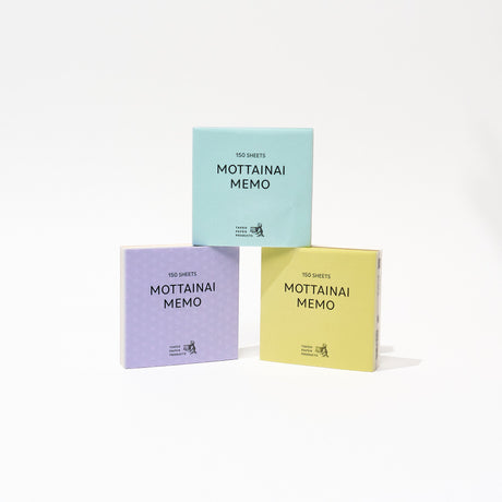 MOTTAINAI MEMO Block / TAKEO PAPER PRODUCTS - bungu
