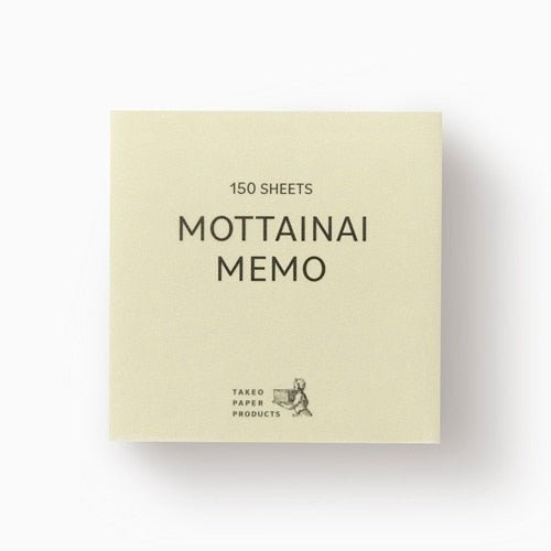 MOTTAINAI MEMO Block / TAKEO PAPER PRODUCTS - bungu