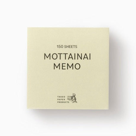 MOTTAINAI MEMO Block / TAKEO PAPER PRODUCTS - bungu