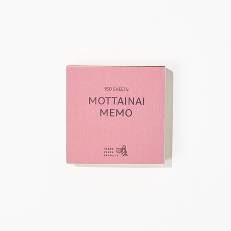 MOTTAINAI MEMO Block / TAKEO PAPER PRODUCTS - bungu