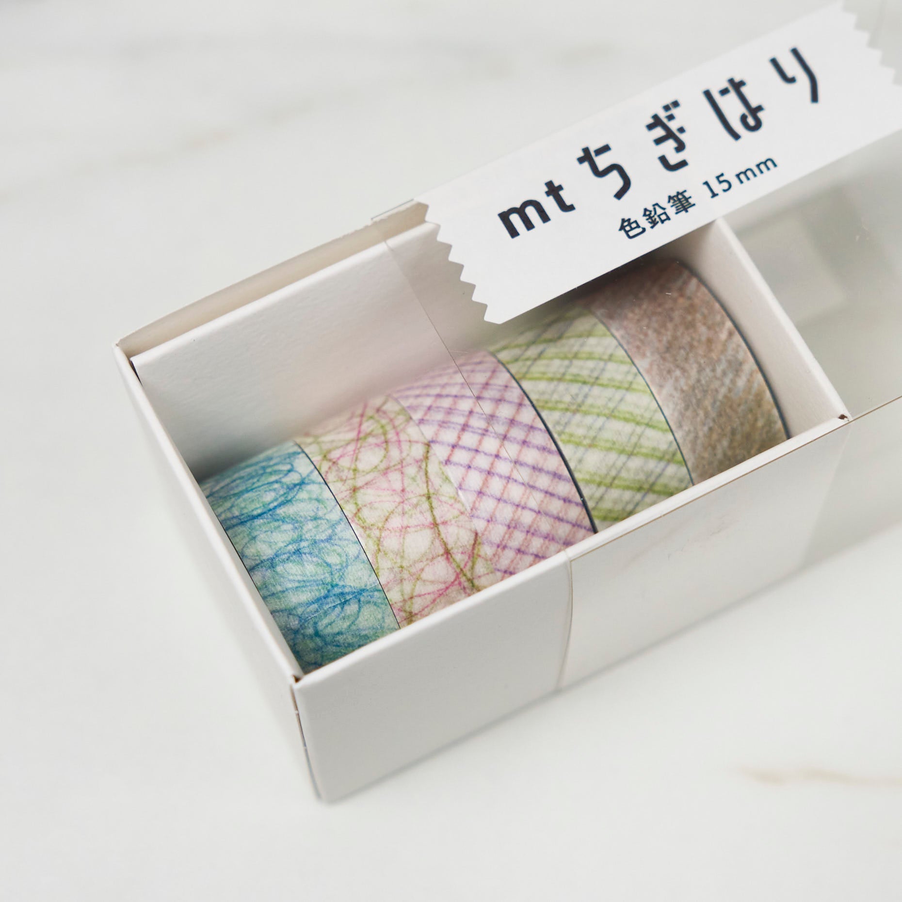 mt Chigihari Colored Pencil Masking Tape Set from / Kamoi Kakoshi - bungu