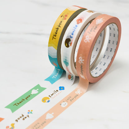 mt Large Core Message Series Masking Tape core by Kamoi Kakoshi - bungu