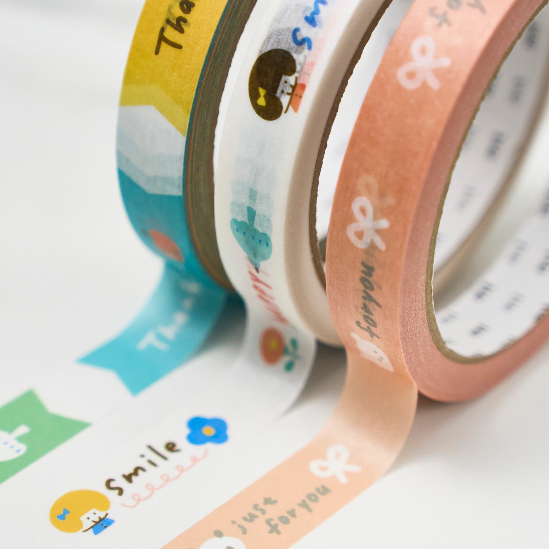 mt Large Core Message Series Masking Tape core by Kamoi Kakoshi - bungu