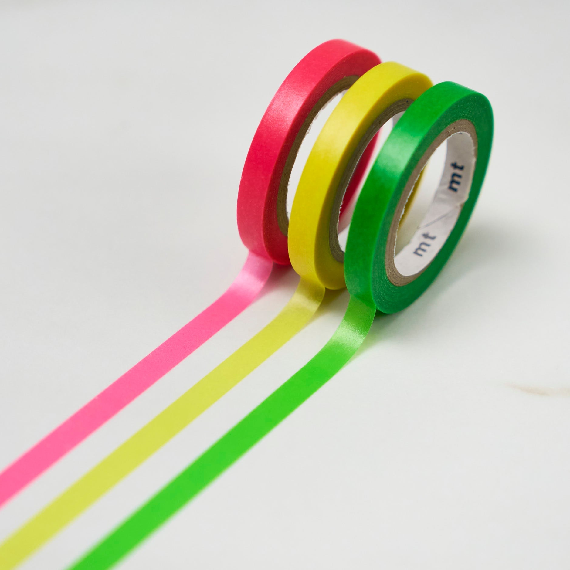 mt Trehari Fluorescent Masking Tape Set / Kamoi Kakoshi - bungu