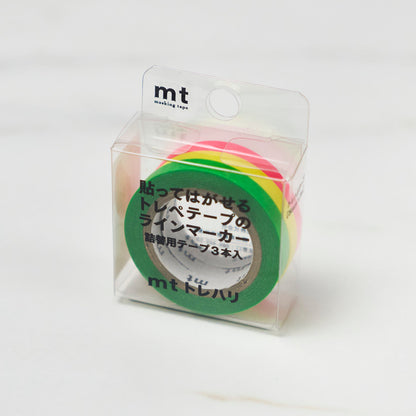 mt Trehari Fluorescent Masking Tape Set / Kamoi Kakoshi - bungu