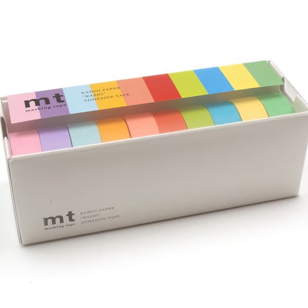 mt Washi Tape Bright Colors 2 10 - Pack / Kamoi Kakoshi - bungu
