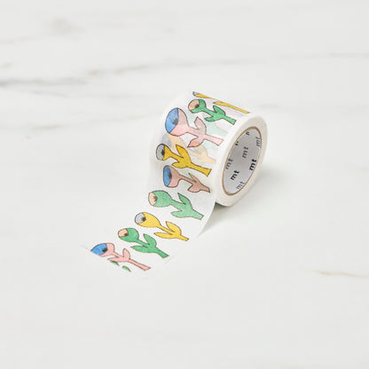 mt x Minä Perhonen Nature Doodle Series Masking Tape / Kamoi Kakoshi - bungu