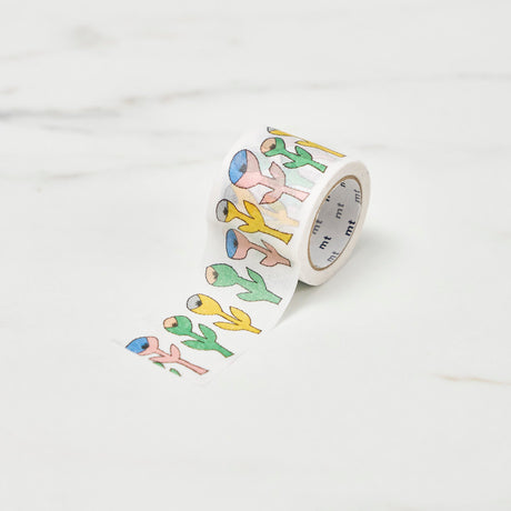 mt x Minä Perhonen Nature Doodle Series Masking Tape / Kamoi Kakoshi - bungu