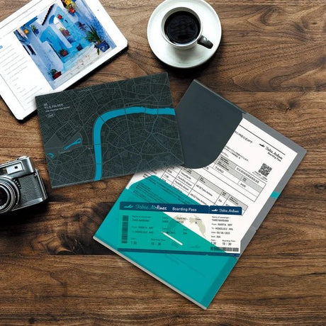 Multifunctional Clear File with Pockets / Marumo Printing Stationery - bungu