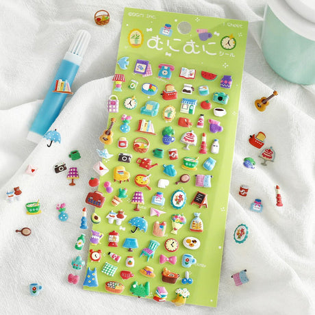 Munimuni 3D Sheet Sticker Vol.2 / BGM - bungu