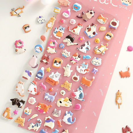 Munimuni 3D Sheet Sticker Vol.2 / BGM - bungu