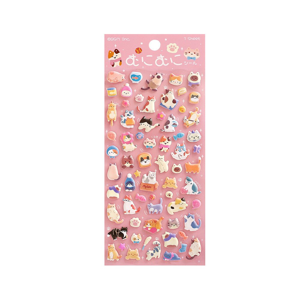 Munimuni 3D Sheet Sticker Vol.2 / BGM - bungu