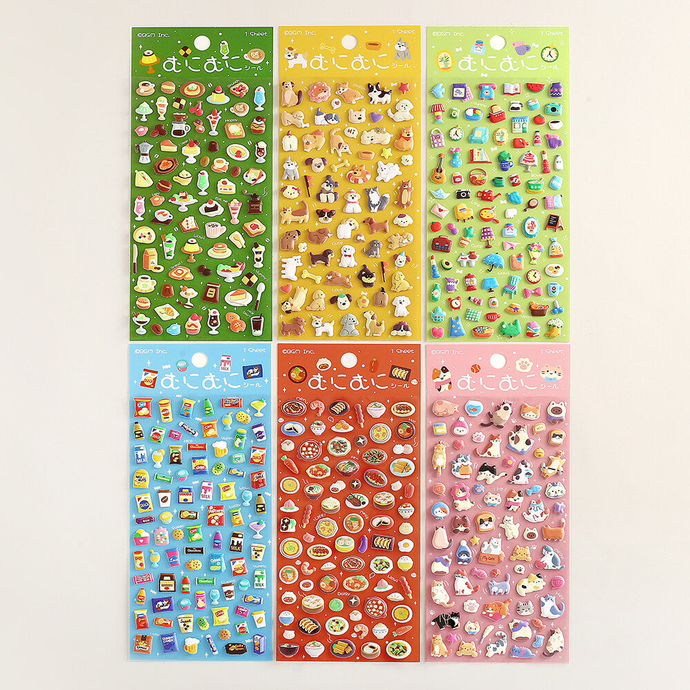 Munimuni 3D Sheet Sticker Vol.2 / BGM