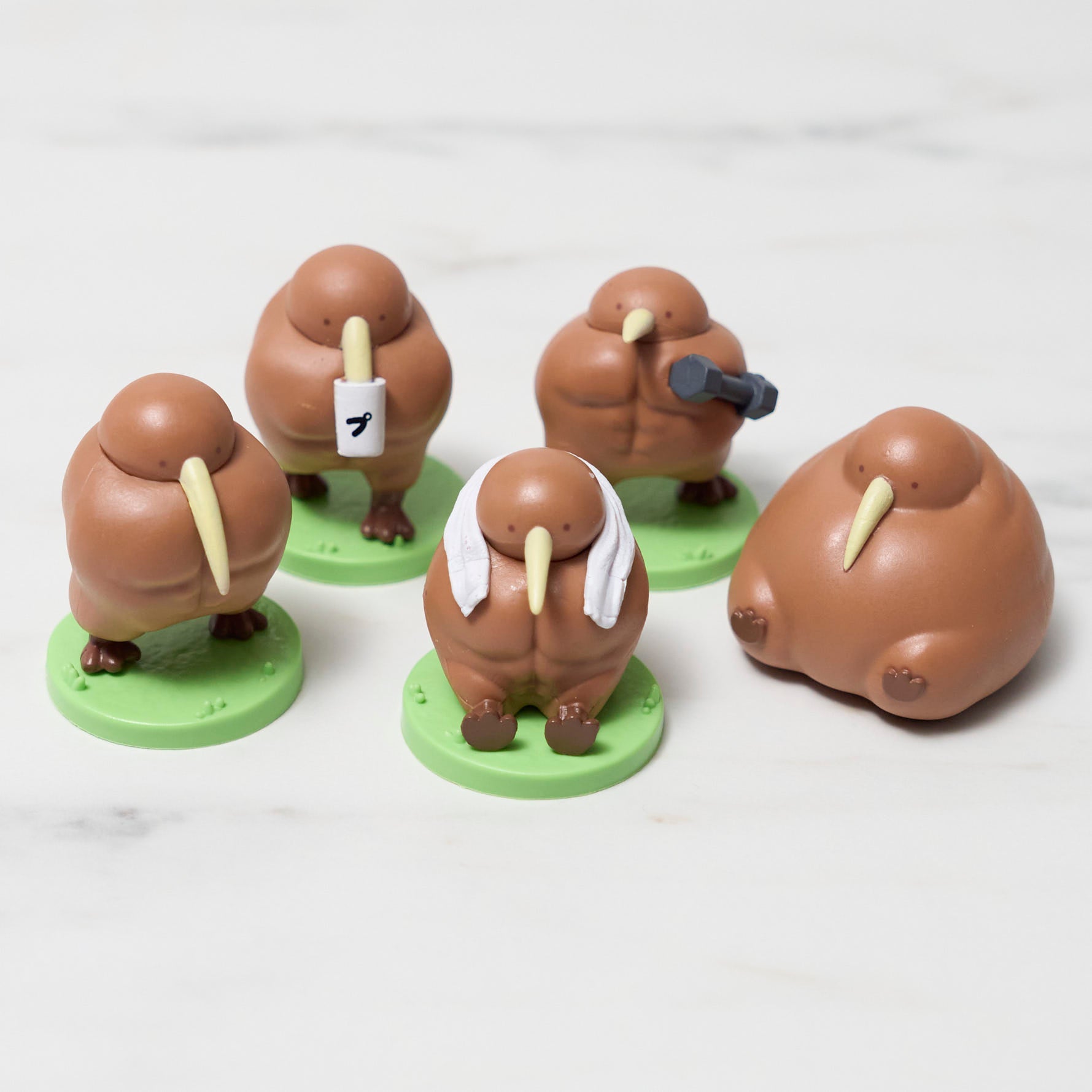 Muscular Kiwi Gacha Capsule - bungu