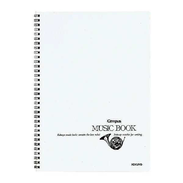 Music Notebook Twin Ring A4 / Kokuyo - bungu