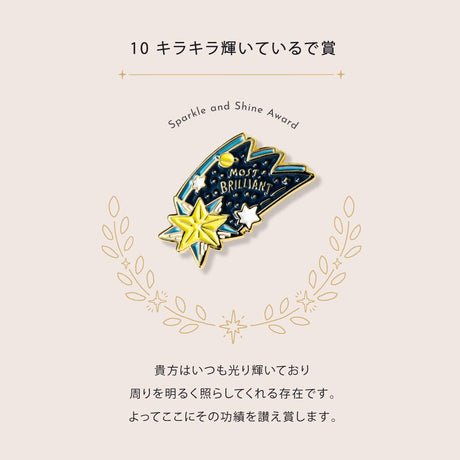 MY AWARD PiNS Award Pin Badge / IROHA PUBLISHING - bungu