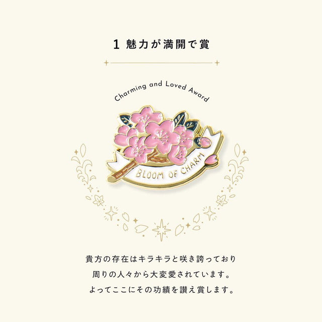 MY AWARD PiNS JAPAN Pin Badge / IROHA PUBLISHING - bungu