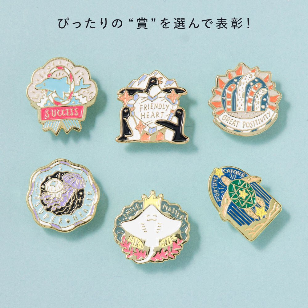 MY AWARD PiNS SEA Pin Badge / IROHA PUBLISHING - bungu