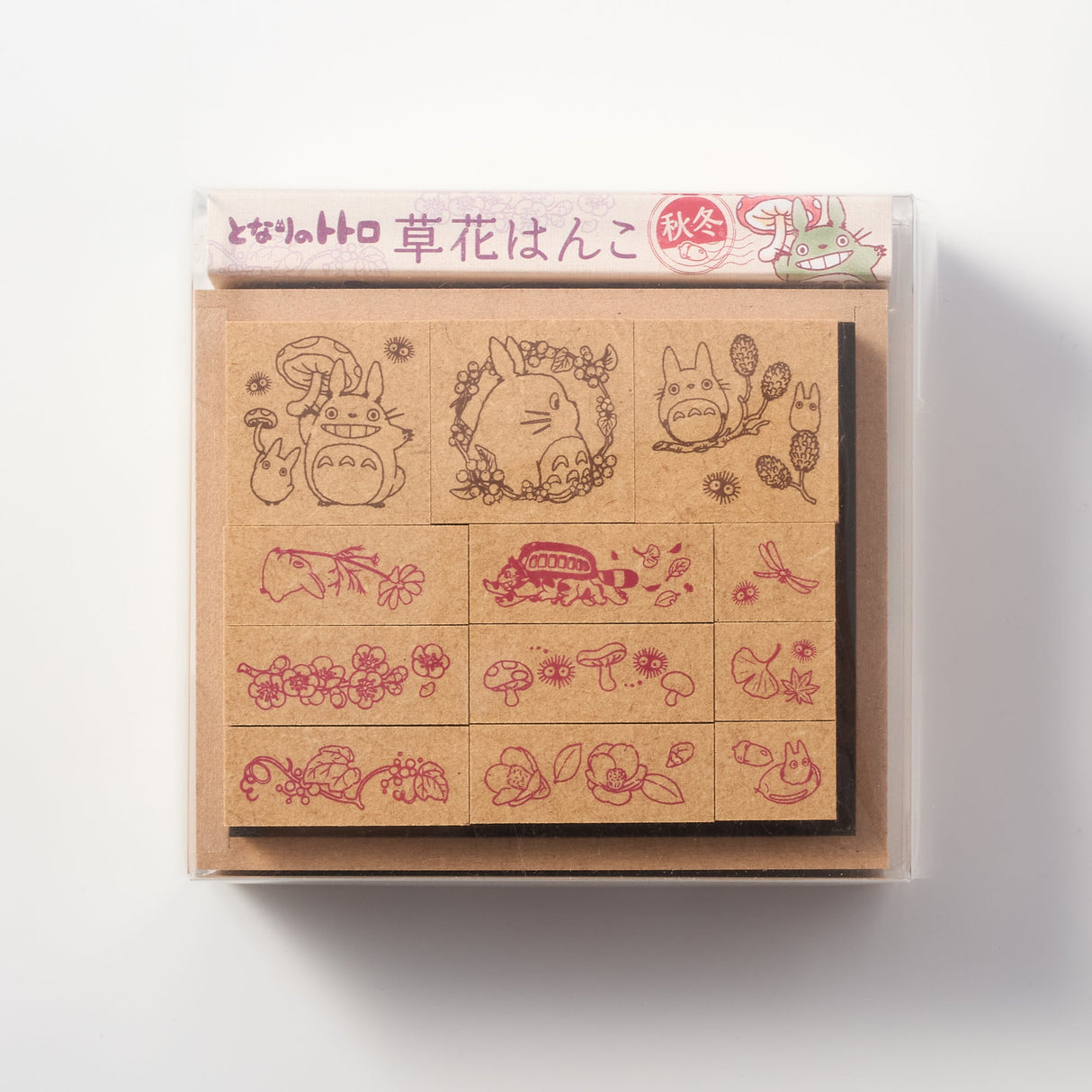 My Neighbor Totoro Flower and Grass Stamp Set Studio Ghibli / BEVERLY - bungu