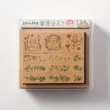 My Neighbor Totoro Flower and Grass Stamp Set Studio Ghibli / BEVERLY - bungu