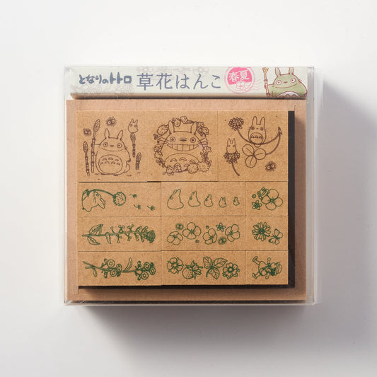 My Neighbor Totoro Flower and Grass Stamp Set Studio Ghibli / BEVERLY - bungu