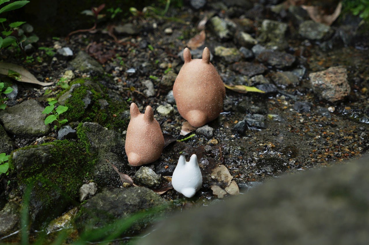 My Neighbor Totoro Shigarakiyaki Ceramic Figurine Set Studio