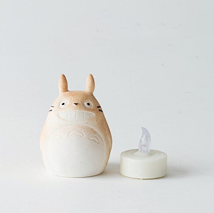 My Neighbor Totoro Shigarayaki Figurine with LED Light Studio Ghibli / Meizan Togyo - bungu