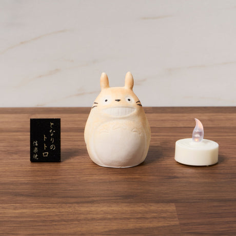 My Neighbor Totoro Shigarayaki Figurine with LED Light Studio Ghibli / Meizan Togyo - bungu