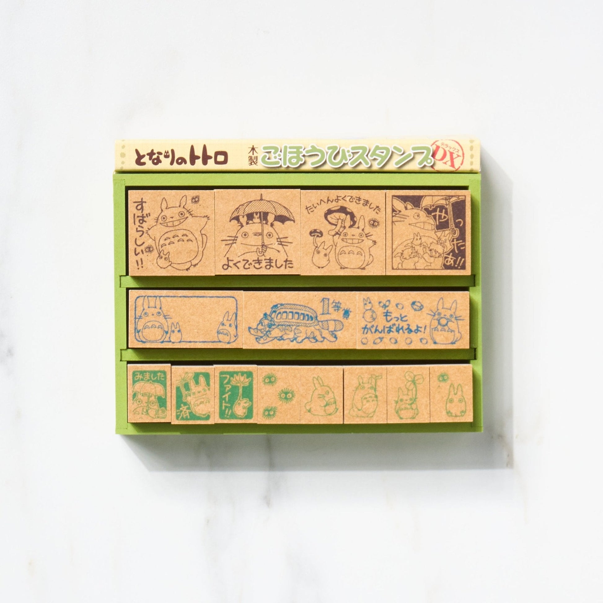 My Neighbor Totoro Wooden Stamp Gohobi Set DX Studio Ghibli / BEVERLY - bungu