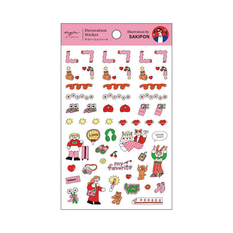 myfa Decoration Sticker Creator Collaboration / LIHIT LAB - bungu