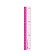Nano Pita Girl Straight Ruler 15cm Reversible / Sonic - bungu