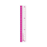 Nano Pita Girl Straight Ruler 15cm Reversible / Sonic - bungu
