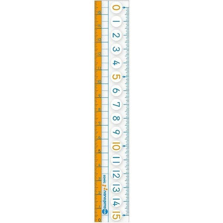 Nano Pita Kids Straight Ruler 15cm / Sonic - bungu
