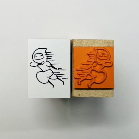 Naruhaya Ninja Wood Stamp / Morita Inbou - bungu