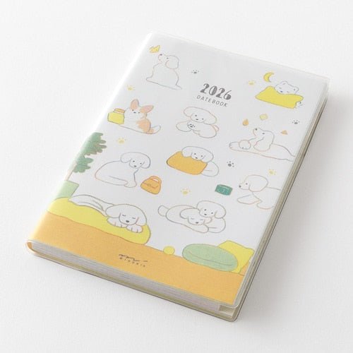Natsumi Teraoka Puppy Pocket Diary 2026 / Midori DESIGNPHIL - bungu