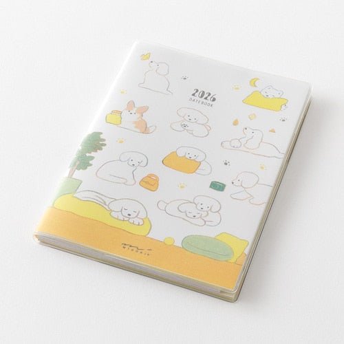 Natsumi Teraoka Puppy Pocket Diary 2026 / Midori DESIGNPHIL - bungu