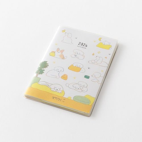 Natsumi Teraoka Puppy Pocket Diary 2026 / Midori DESIGNPHIL - bungu