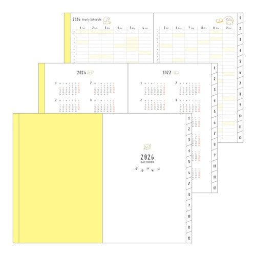 Natsumi Teraoka Puppy Pocket Diary 2026 / Midori DESIGNPHIL - bungu