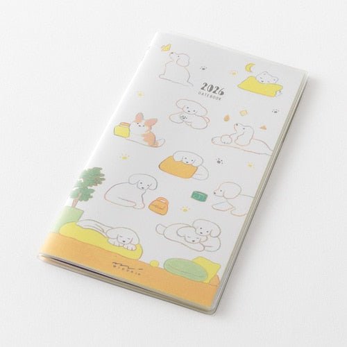 Natsumi Teraoka Puppy Pocket Diary 2026 / Midori DESIGNPHIL - bungu