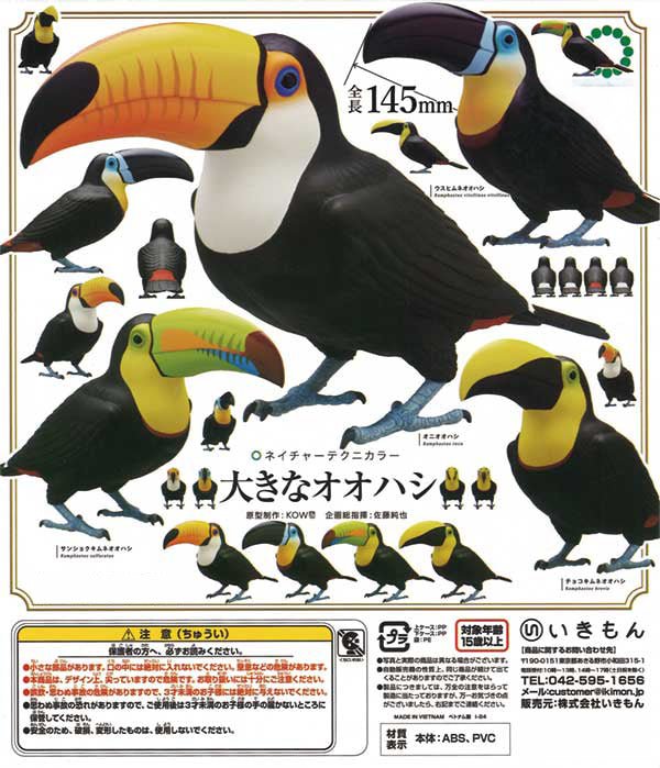 Nature Technicolor Large Toucan Gacha Capsule - bungu