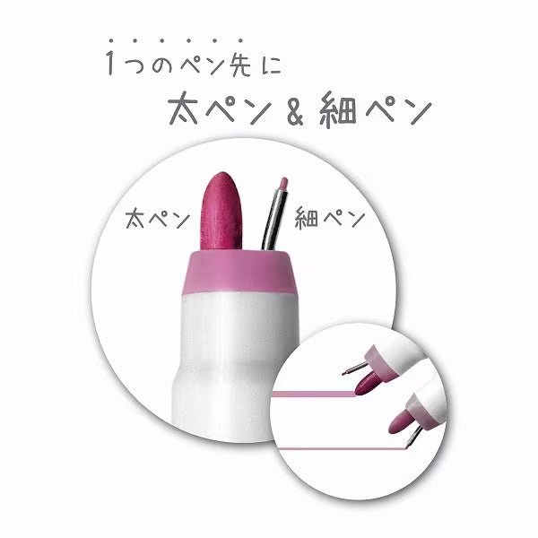 Ninipie Deco Dual Headed Pen Marker / Sun - Star - bungu