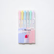 Ninipie Pen&Marker Highlighters 6 Color Set / Sun - Star - bungu