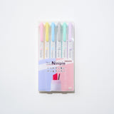 Ninipie Pen&Marker Highlighters 6 Color Set / Sun - Star - bungu