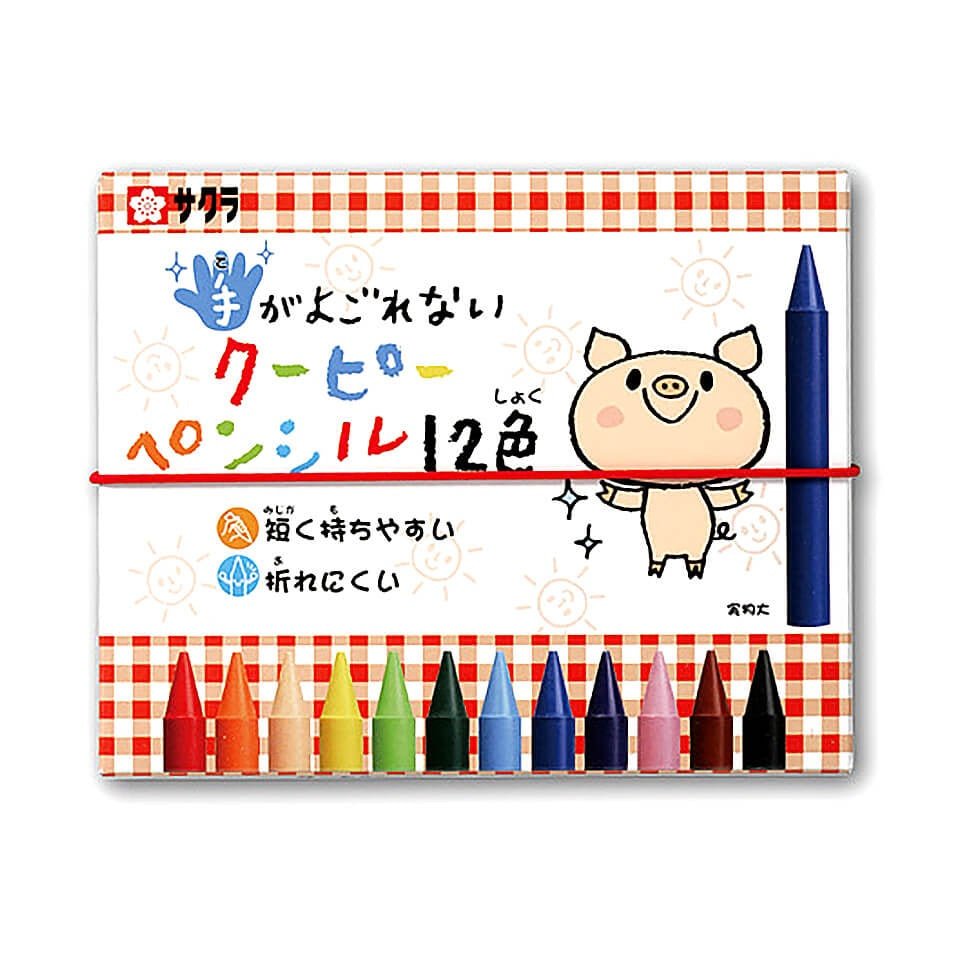 Non-Staining Coupy Pencil 12 Colors / SAKURA – bungu